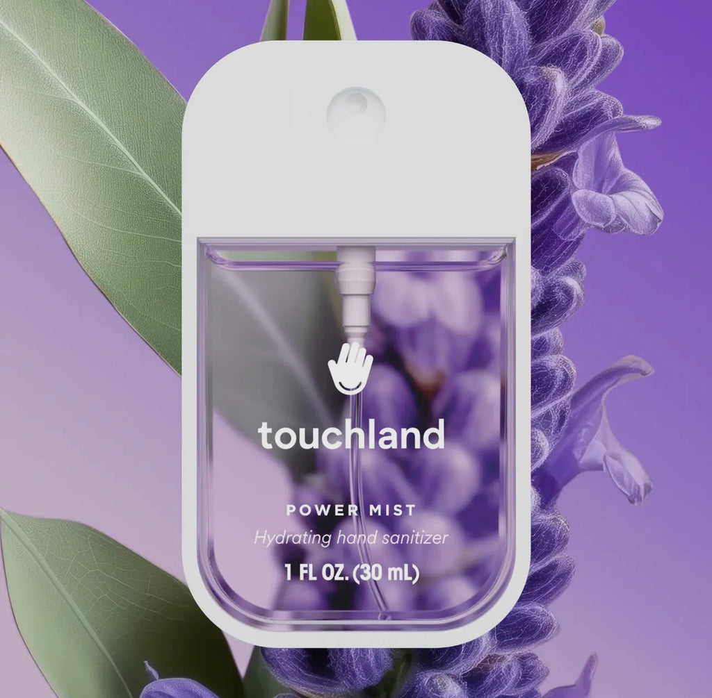 touchland pure lavender power mist hydrating hand sanitizer