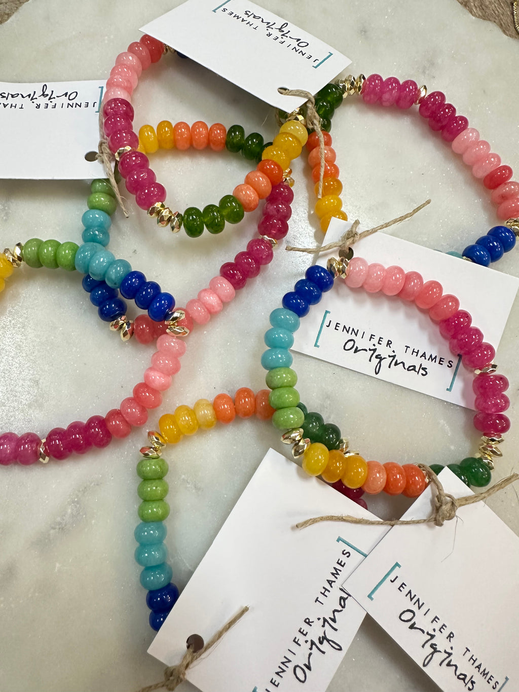JTO gemstone beaded bracelet