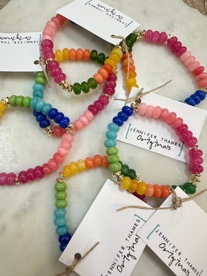 JTO gemstone beaded bracelet
