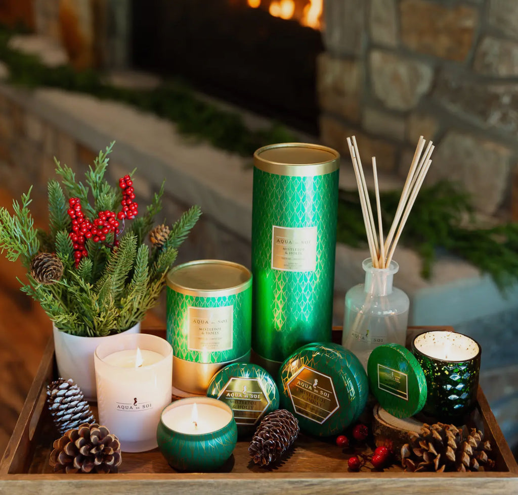 mistletoe & holly candle 4oz